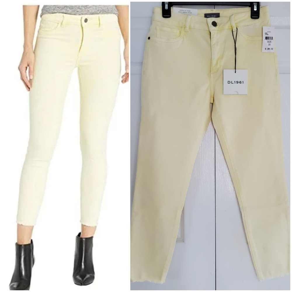 NEW DL1961 Florence Crop Mid-Rise Skinny Jeans